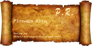 Pirnaga Rita névjegykártya